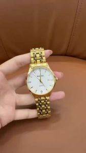 Đồng Hồ Nam Halei HL587 Cặp Đôi Tình Nhân Dây Thép Không Gỉ Mặt Tròn Máy Nhật Chính Hãng Chống Nước 3ATM Thời Trang Cao Cấp Tặng Pin Dự Phòng