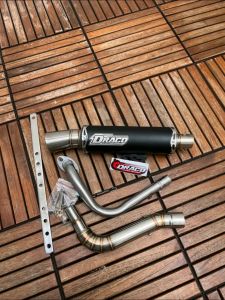 Knalpot Samlong Beat Knalpot Samlong Vario Samlong Matic Beat Karbu Beat Fi Beat Street Beat Deluxe Beat esp Vario 125 Vario 150 Mio M3 Mio Sporty Mio Smile Sarangan Full Suara Bass Padat Inlet 38