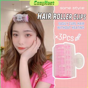 C.N 3Pcs/pack Air Bangs Roller Does Not Hurt Hair Plastic Curler Inner Buckle Hair Roller DIY Hair Tool