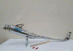 KNALPOT RACING DOS MOTOR BEBEK NETRAL jupiter shogun supra