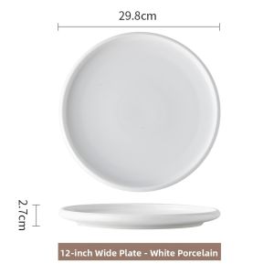 Nordic Style Simple Ceramic Dinner Plate