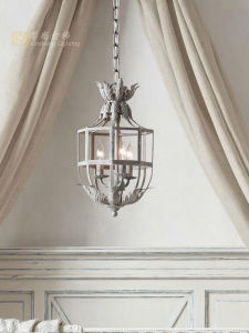 โคมไฟตกแต่งร้านอาหารแบบอเมริกันเรียบง่ายสามหัวสไตล์ย้อนยุคสำหรับทางเดินและทางเข้าบ้าน โคมไฟติดผนังแบบไม่สมมาตร