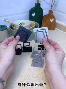 Móc treo thau chậu HOMELOVE Móc inox dán tường dày dặn chống gỉ sét treo thau nhà tắm móc rổ máng quần áo vật dụng