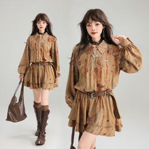 KEIKO | Đầm Nâu Kiểu Pháp Cổ Điển Dễ Thương
