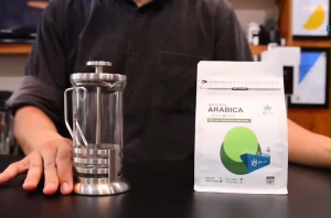 [BPCFKP001] Bình pha cafe pha trà kiểu Pháp French Press Coffee Plunger. Khung thép bình thủy tinh