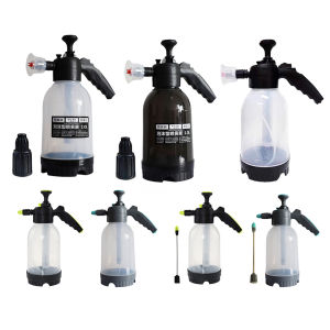 【NEW】2L Hand Pneumatic Foam Cannon Snow Foam Air Pressure Sprayer Foam Pot for Garden Watering Car Washing Household Cleaning