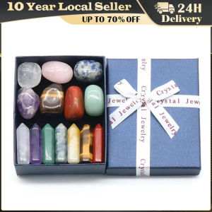 Home Decoration Craft Stones Gifts Natural Stone Set 7 Chakra Reiki Healing Stone Quartz Mineral Ornament Healing Gemstone