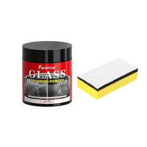 Universal glass polishing powderrepairs minor glass scratchesenhances glass transparencysuitable for household and automotive