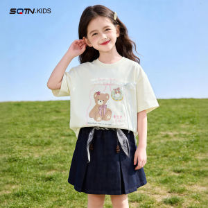 SQTN.KIDS | Big Girl Casual T-Shirt