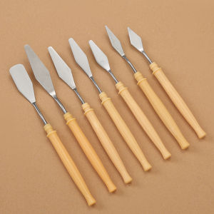 Single art scraper Oil Painting knife Plastic scraper gouache acrylic scraper palette knife set pick knife spatula knife
