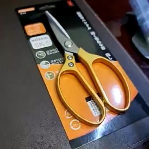 Kéo Cắt Vải Thủ Công Lưỡi Thép SK5 Chuyên Dụng - Tay Cầm Mạ Vàng Sang Trọng