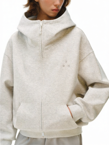 FPA | Colorblock Logo Zipper Hooded Sweatshirt Loose Couple Wear for Spring Autumn