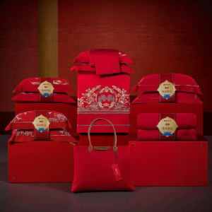 MENDALE | Wedding Chinese Style 60s Long-staple Cotton Bedding Set