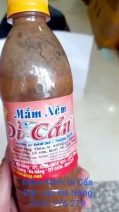 Đặc sản Miền Trung Mắm nêm DÌ Cần - Đà Nẵng - chai 500ml