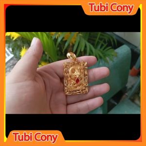 Mặt dây chuyền nam chạm rồng phun châu M202-167-DX Tubi Cony