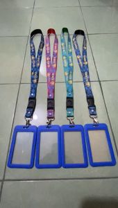 Tempat Id Card ASN Lanyard Tali Kain / Id Card Holder KORPRI Transparan / name tag holder lanyard