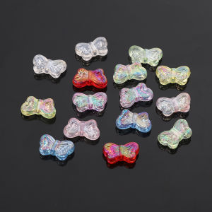 10/30Pcs Colorful Acrylic Beads 14x8mm Butterfly Loose Bead For DIY Jewelry Making Necklace Bracelets Earrings Accessories
