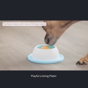 Interactive Pet Lick Toys Promotes Dental Health Training Slow Feeder Funny Self-Soothing Yogurt Licking Plate For Dogs Ca