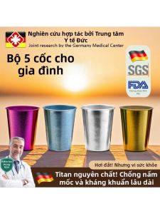MENGYUXI | Cốc Rửa Bền Đẹp Cấp Thực Phẩm Chống Mốc Kháng Canxi Titanium