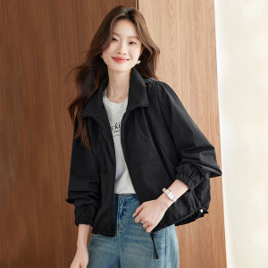 MANWUJINGLING | Autumn Elegant White Hooded Short Jacket
