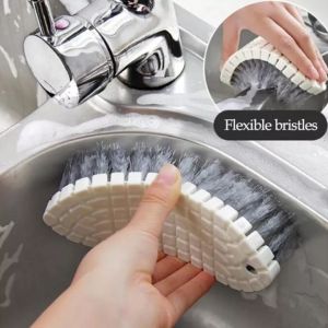 Kitchen Cooktop Cleaning Brush Bendable Bathtub Sink Tile Brush Multipurpose Home Bathroom Cleaner Tools