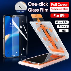 TBTIC Tempered Glass Full Cover Screen Protector For Samsung S24 S24Ultra S23 S22 S22Plus HD Dust-free film box dust removal film box lazy artifact Sealed film compartment