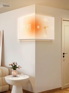 CTYLIGHTZ | Creative Corner Dual-faced Wall Clock Calendar