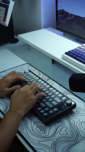 Keycap Gradient PBT Xuyên LED Full Size Keycap PBT Doubleshot Dùng Cho Mạch Xuôi Máy Tính