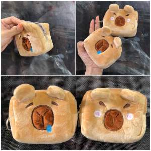 💕[KHO SỈ]💕MÓC KHOÁ GẤU BÔNG CAPYBARA KÉO RÙA-KÉO CÁ SẤU-KÉO VỊT Chạy Chậm Cao Cấp-LÔNG MỊN