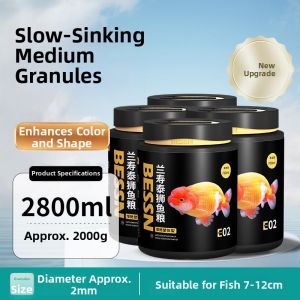 BESSN Goldfish Feed Large And Small Granules Float down Sink Fish Food Digital Accessories USB Cable Output Other
