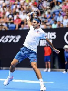 กางเกงกีฬาเทนนิสผู้ชายแห้งเร็ว กางเกงขาสั้นเล่นเทนนิสแบบลำลอง ฝึกซ้อม ดีไซน์ FEDERER กางเกงกีฬาเทนนิสชาย