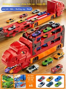 BABYSHOME | Xe Đồ Chơi Hợp Kim Trượt Bắn Cho Bé Trai Tuổi 3-6