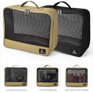 Outdoor Camping Storage Bag - Travel Organizer & Miscellaneous Items Pouch Large Capacity Inner Compartment Pack (Medium Size)