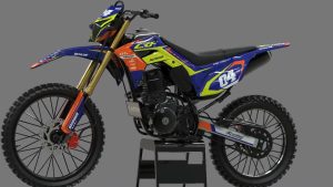 DECAL CRF 150 L SUPERMOTO FULL BODY / STICKER DECAL CRF 150 L BISA CUSTOM NOMOR DAN NAMA DESAIN 03