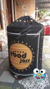 Krodong Murai/kerodong/selimut sangkar bulat murai no 2 d.58 bahan tebal jersey full printing kepala resleting sporty original ebod jaya APBN