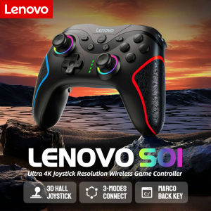 Lenovo S01 Bộ điều khiển không dây gamepads cho chuyển đổi PC điện thoại Android có dây kết nối đầu nhận bluetooth