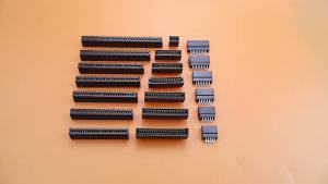5pcs 2.54mm Pitch 2*2/3/4/5/6/7/8/9/10/12/14~30Pin Double Row Female Socket PCB Board Edge Card Slot Connector Terminal Adapter