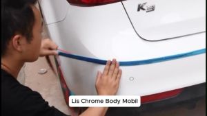 List Chrome Variasi Mobil Body Eksterior Interior Moulding 20mm x 15M