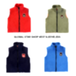 Kids High Quality Polyester Vest Sleeveless Jacket Clothing Autumn Winter for Kids Boys and Girls 2-10 Years Old