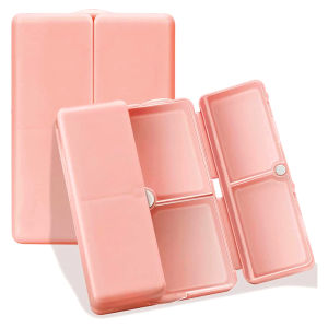 1Pcs Daily Pill Organizer7 Compartments Portable Case for Travel [Folding Design]Pill Box for Purse Pocket to Hold Vitamins