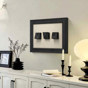 YASISHA | Wabi-Sabi Style 3D Relief Wall Art for Living Room