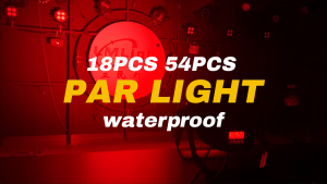 Outdoor waterproof Dyeing Atmosphere Light Stage Effect Lights Lamp for wedding disco DJ DMX 18X10W 4in1 RGBW led par light