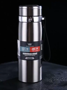 1000ML กระติกเก็บน้ำร้อน กระติกเก็บเย็น กระติกเก็บเย็น 316 ความจุขนาดใหญ่ กระบอกน้ำสแตนเลสเก็บอุณหภูมิ ขวดน้ำพกพา Stainless Water Bottle