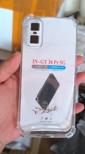 CASE HP INFINIX GT 30 PRO SILIKON MOTIF BENING CLEAR ANTI CRACK SOFT CASING HANDPHONE
