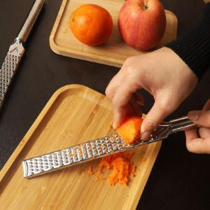 Stainless Steel Manual Cheese Grater with Hangable Handle Lemon Zester Kitchen Gadgets