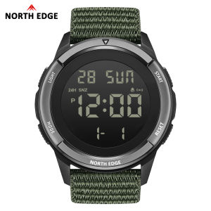 North EDGE TERRAX Outdoor Sports Watch 50M Waterproof Night Light Calendar Stopwatch Lightweight Fashion Mens Electronic Watch