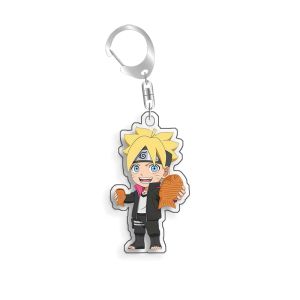 Bandai | For Naruto Kurama Gaara Orochimaru Tsunade Hyuuga Hinata Akimichi Choji Acrylic Selfmade Cartoon Anime Keychain Pendant Toy Gift