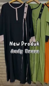 { READY STOCK } AUDY DRESS SHAKILA PREMIUM BUSUI FRIENDLY SIZE FIT TO M -XL / GAMIS WANITA TERBARU LEBARAN 2023 / BAJU MUSLIM MODERN