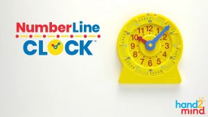 GM Kids (ของแท้ USA พร้อมส่ง 7+ ขวบ) นาฬิกาของเล่น ของเล่นสอนเวลา Advanced NumberLine Clock (Hand2Mind) SM0064