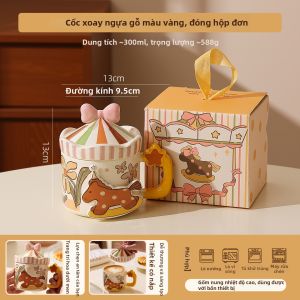 Tách Sứ Đẹp Độc Đáo Có Nắp